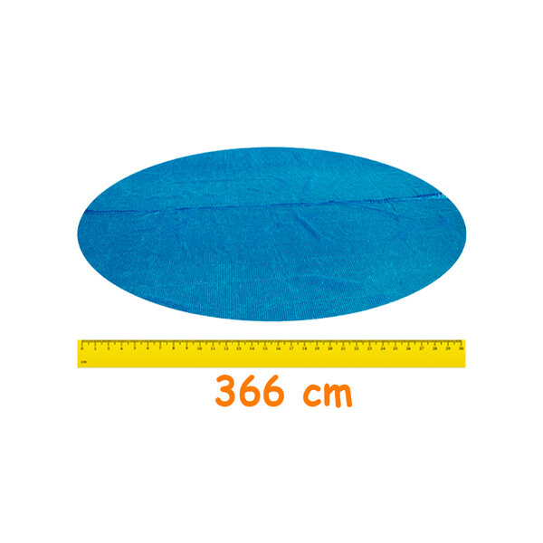 Cubierta Cobertor Solar Para Alberca Piscina Redonda Azul De Burbuja 3.65 M Bestway