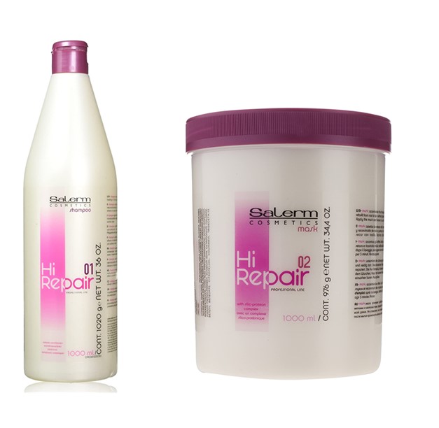  Kit Hi Repair Shampoo Y Mascarilla 1 Kg salerm