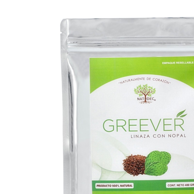 Greever_ Linaza con Nopal_ Fibra 100% Natural