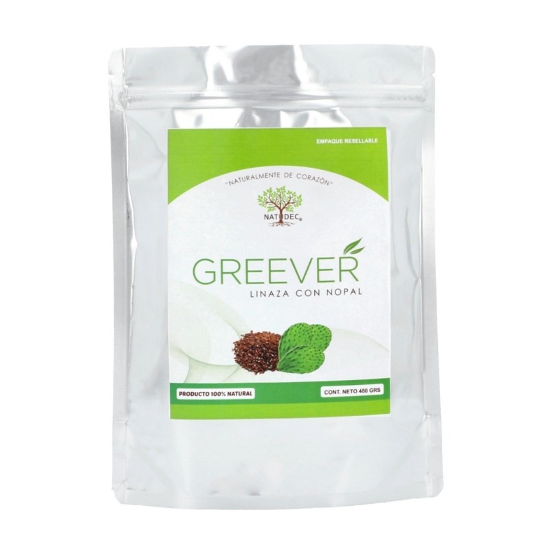Greever_ Linaza con Nopal_ Fibra 100% Natural