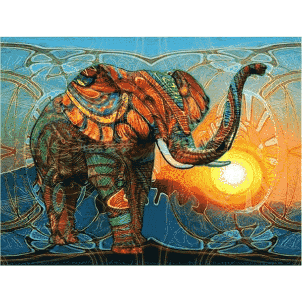 Diamond Painting Elefante 30x40cms Full Drill