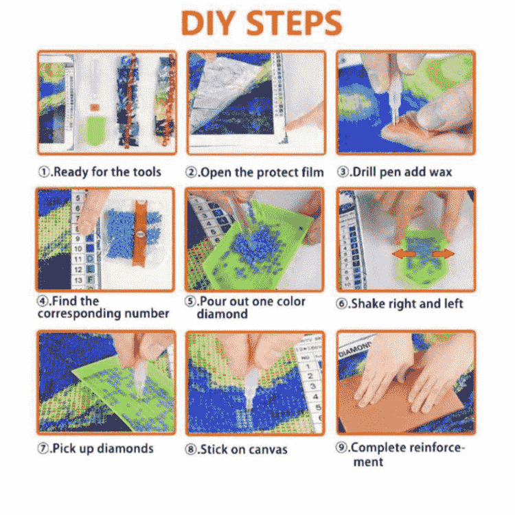 Diamond Painting Elefante 30x40cms Full Drill