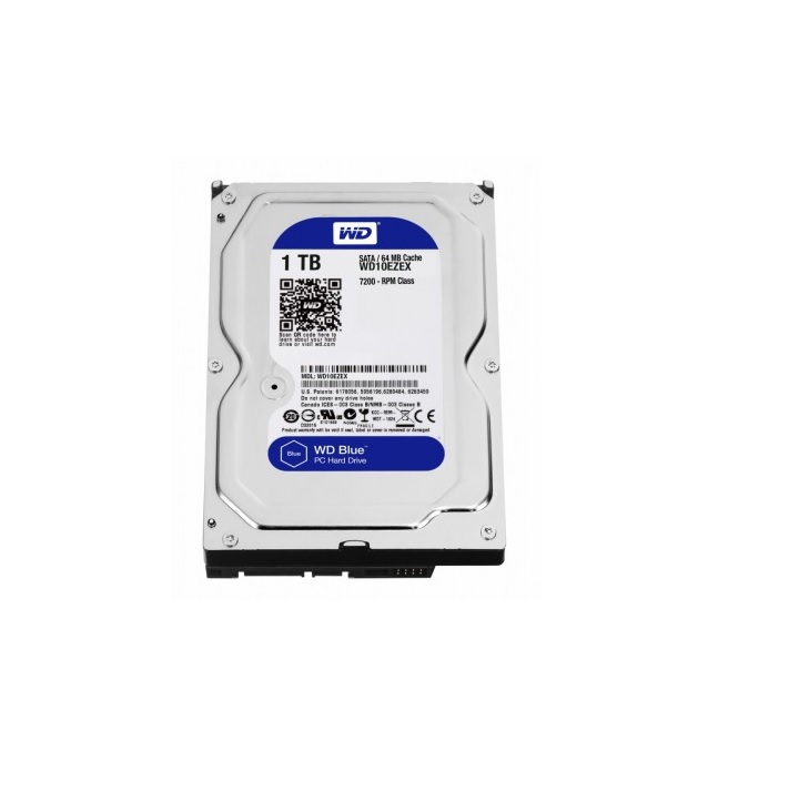 Disco Duro Interno Western Digital WD10EZEX Blue 3.5'' 1TB SATA III 6 Gbit/s 7200RPM 64MB Cache