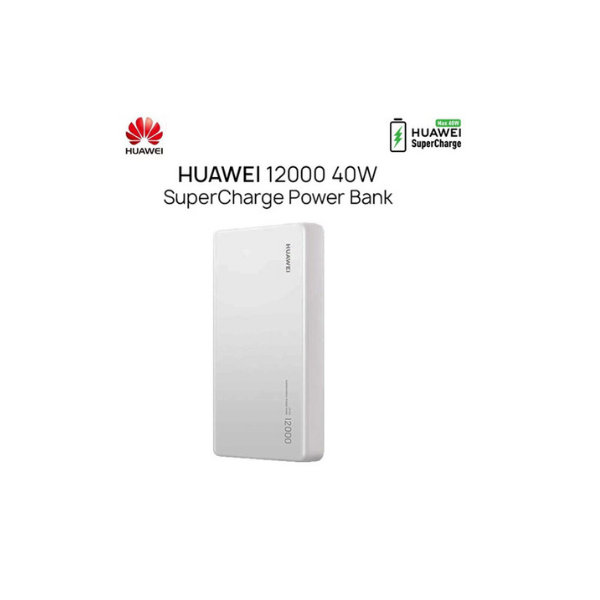 Batería Portátil Huawei SuperCharge Power Bank Blanco 12000 40W Universal