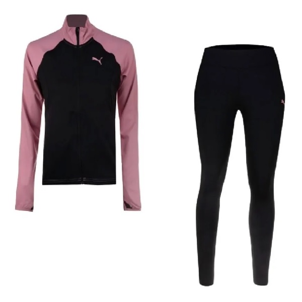 Conjunto Deportivo Puma Active Yogini Negro/Rosa