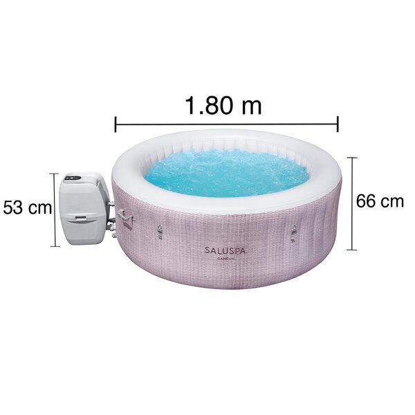 Jacuzzi Spa Inflable Con Hidromasaje Airjet Bestway 1.80 Mts