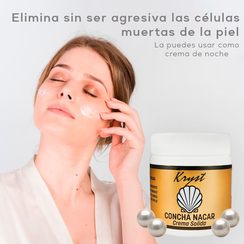 Kit 3 Crema Concha Nácar - Antiarrugas - Crema Aclarante - Antiedad