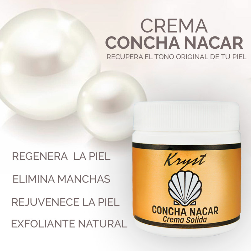Kit 3 Crema Concha Nácar - Antiarrugas - Crema Aclarante - Antiedad