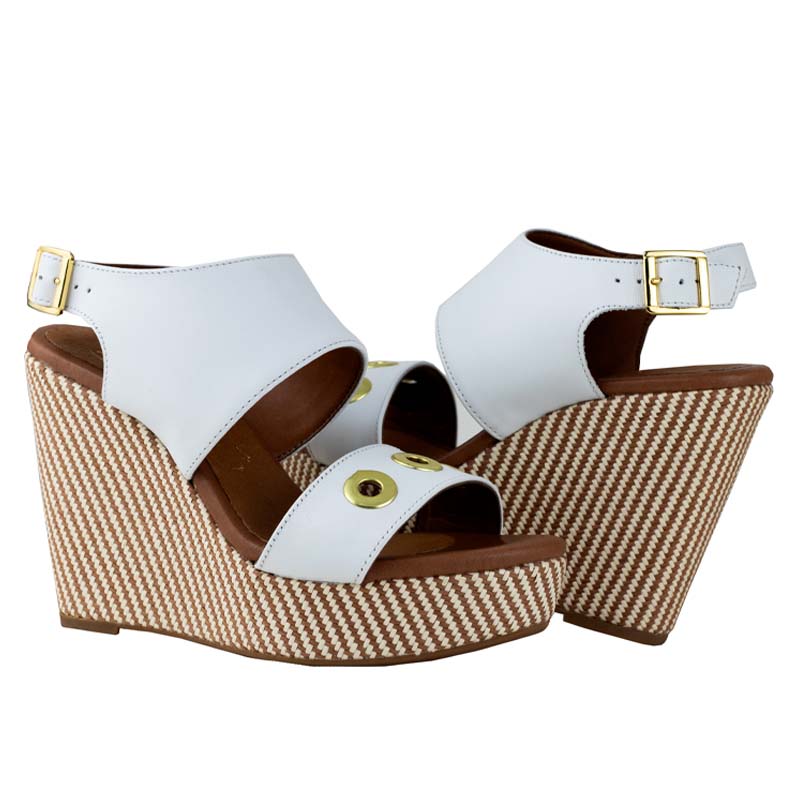 SANDALIA DE PLATAFORMA URBANA FLEXI +11CM DE ALTURA 103201 BLANCO ORIGINAL