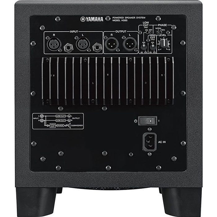 Monitor Subwoofer Para Estudio 150 Watts Yamaha Hs8s
