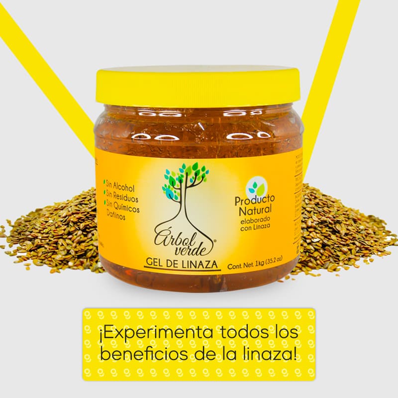 Gel Natural de Linaza 250 gr 2-Pack Árbol Verde