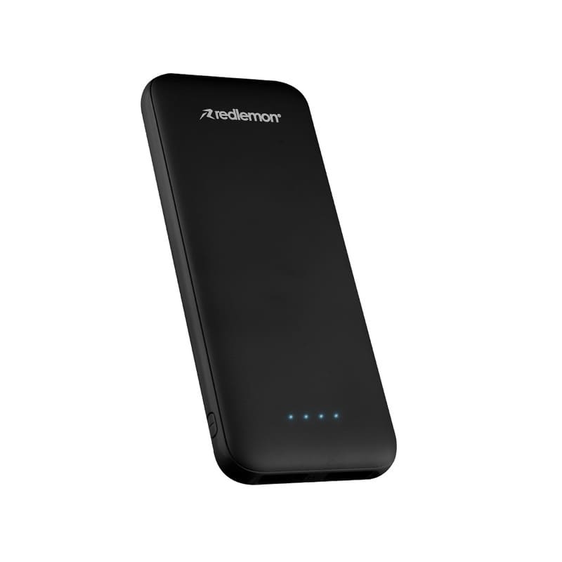 Power Bank 5000mah Batería Portátil Ultra Slim 2 Puertos USB Redlemon.
