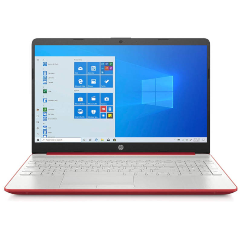 Laptop HP Pavilion 15.6 128GB SSD 4GB RAM Pentium Silver Rojo