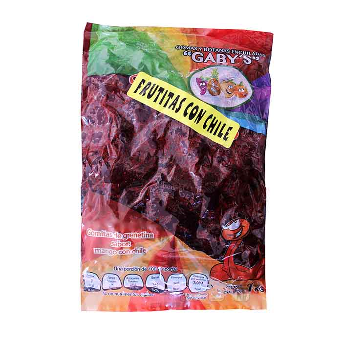 Frutita enchilada en gomita Gaby Bolsa de 1 Kg