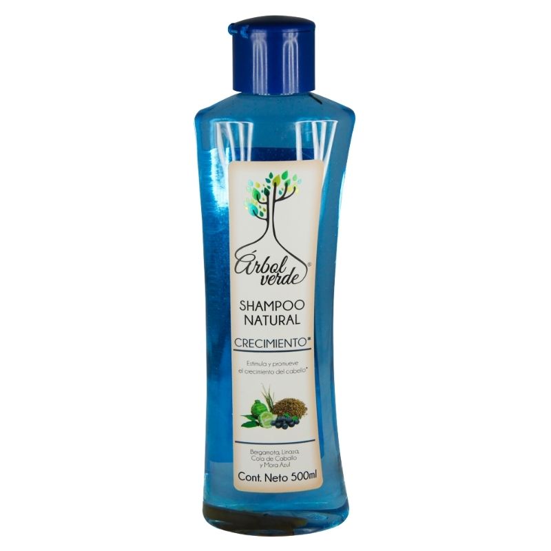 Shampoo Bergamota Natural Crecimiento 500 ml