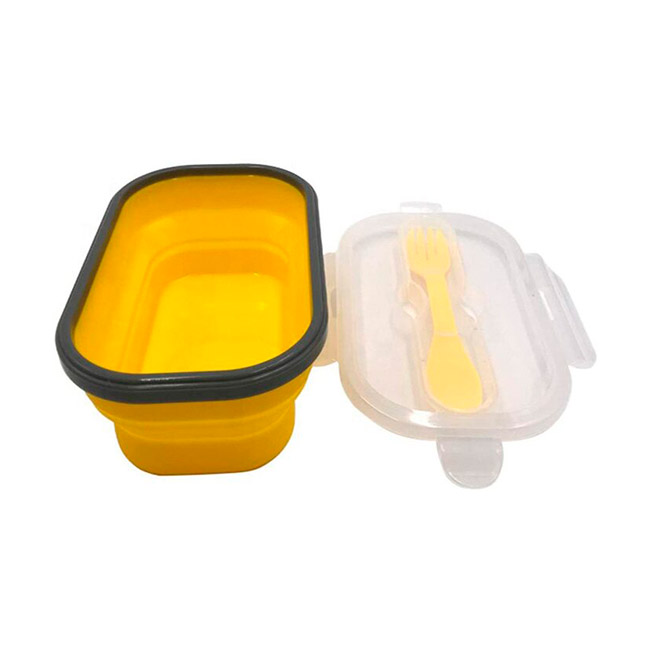 Topper Plegable para Alimentos Box Lunch Amarillo