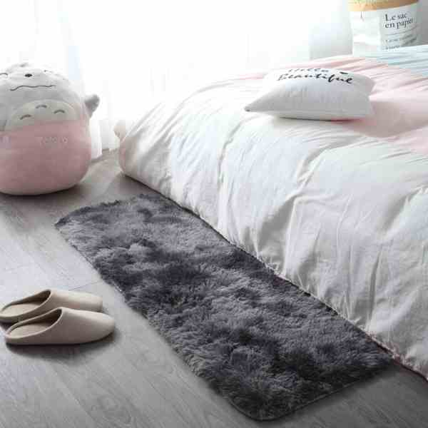 Alfombra Tapete Gris 120X40cm