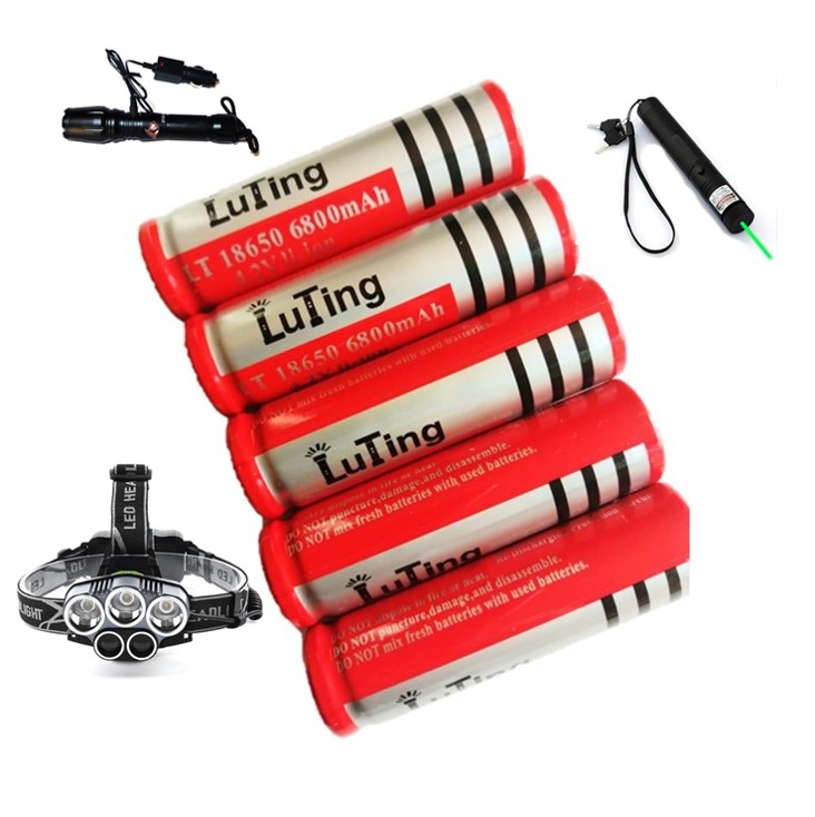 Bateria Recargable Mod 18650 , 4.2 V. 6800 Mah, Pack 5 Pzas