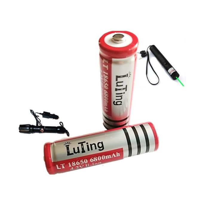 Bateria Recargable Mod 18650 , 4.2 V. 6800 Mah, Pack 5 Pzas