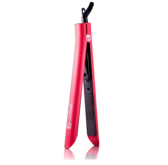 Kit Plancha Para Cabello Platinum Red Y Base Térmica Royale