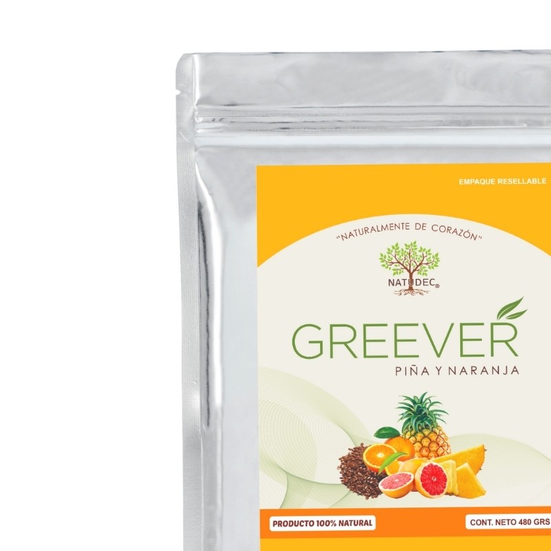Greever_ Piña y Naranja_ Fibra 100% Natural
