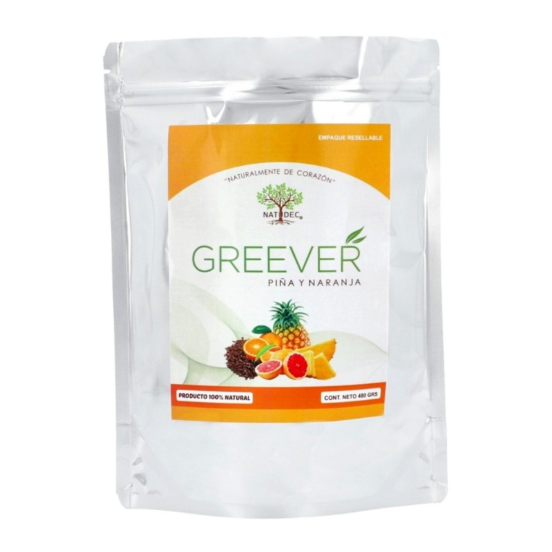 Greever_ Piña y Naranja_ Fibra 100% Natural