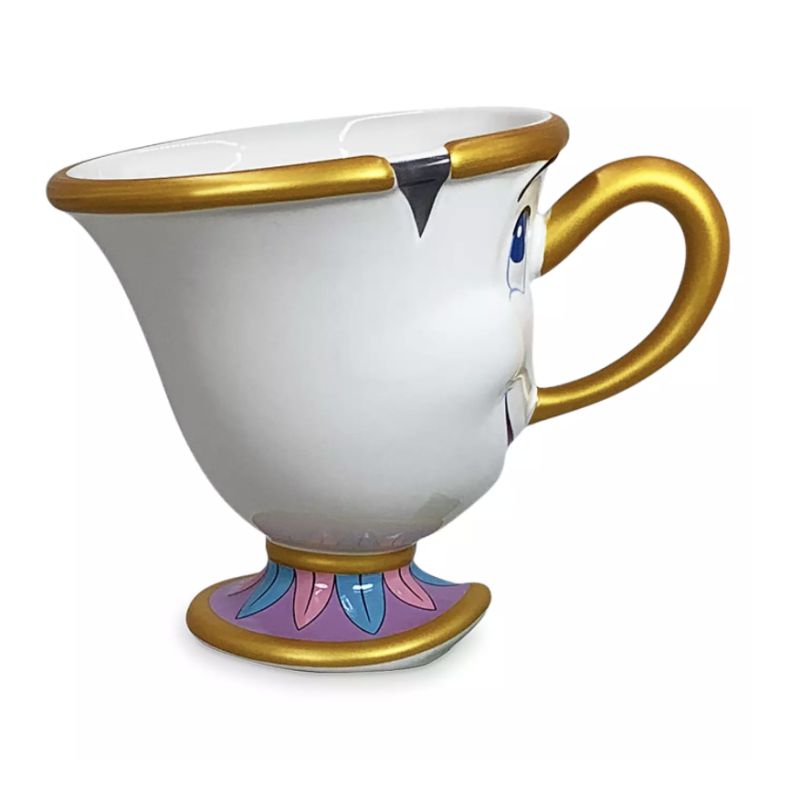 Taza Chip 3D Bella Y La Bestia Cerámica Disney Collection