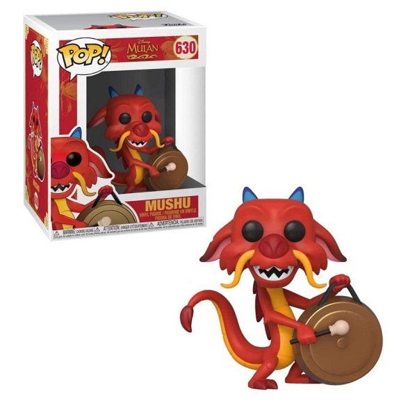 Funko Pop Disney: Mulan, Mushu with Gong