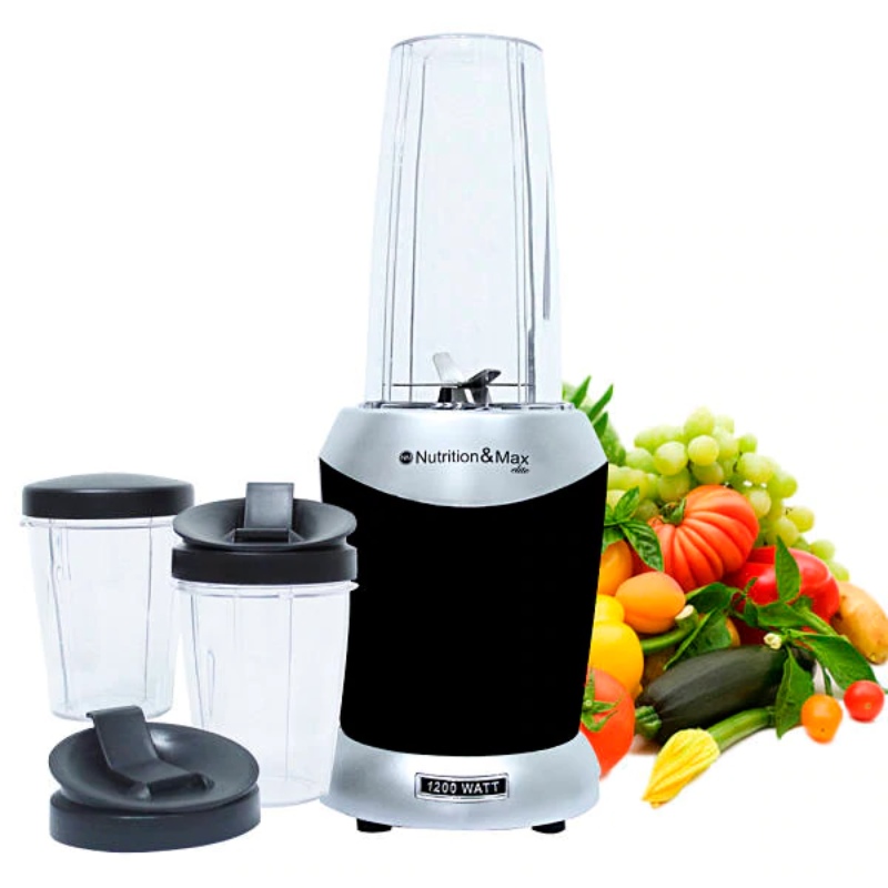 Procesador de Alimentos Nutrition Max NM 2025 Negro ORT