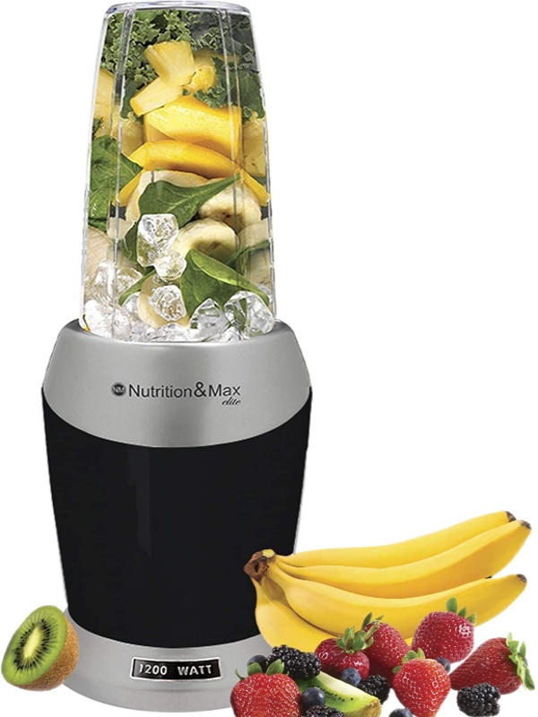 Procesador de Alimentos Nutrition Max NM 2025 Negro ORT