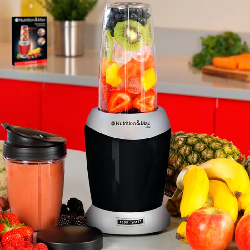 Procesador de Alimentos Nutrition Max NM 2025 Negro ORT