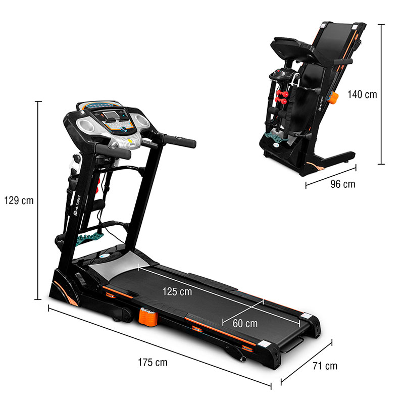 Caminadora Electrica Bluetooth Cinta Correr Masajeador 3 Hp