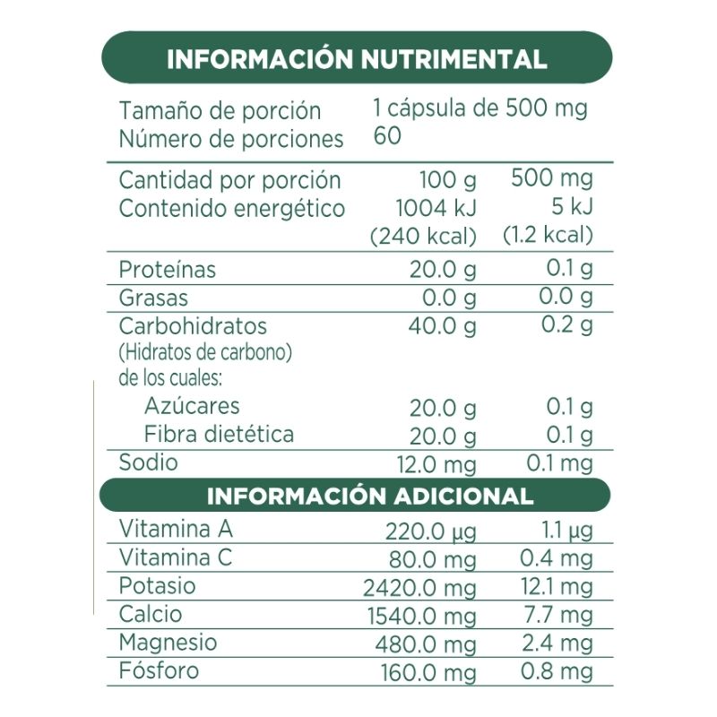 Nopal Pack, 6 envases de 60 Cápsulas 500mg - Naturafilia® de Zona Bienestar