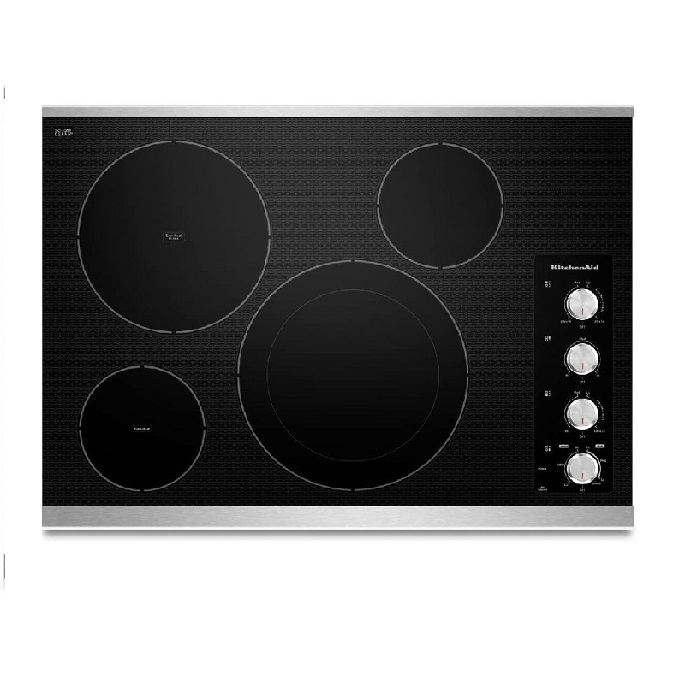 Parrilla Eléctrica 30" 220v KitchenAid Vitrocerámica KECC604BSS