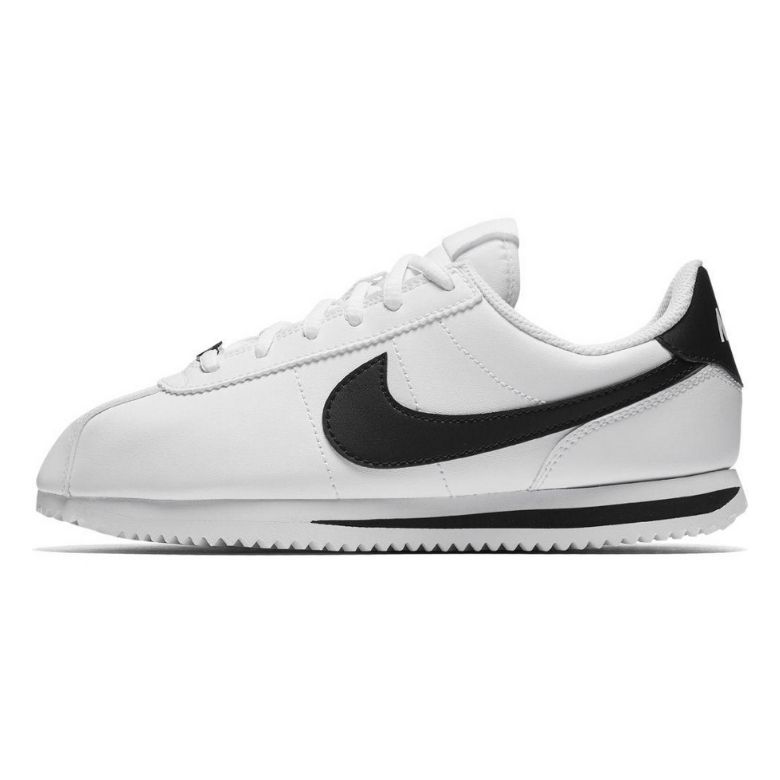 Tenis Nike Cortez Basic Sl Gs Blanco con Negro Originales 904764102