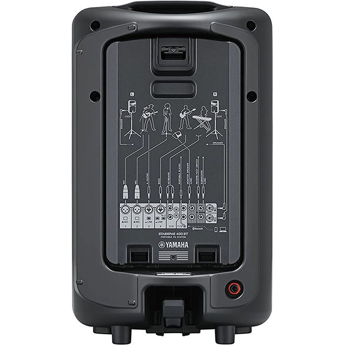 Sistema Audio Bocinas Mezcladora Bluetooth Yamaha 400bt STAGEPAS400BT SET