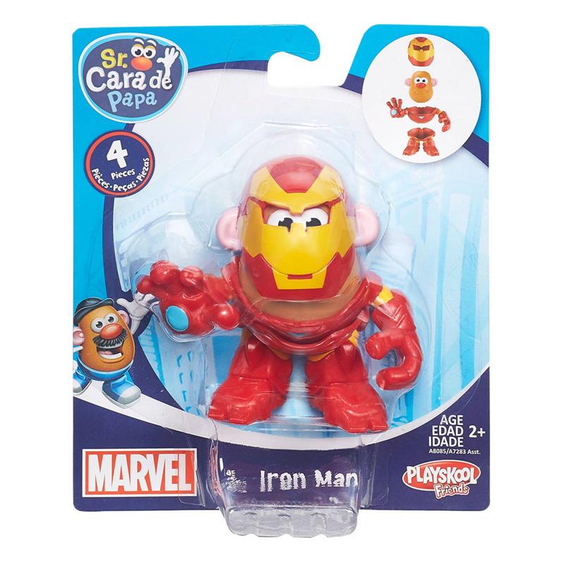 Sr Cara De Papa 4pack Iron Man Hulk Spider-man Black Panther