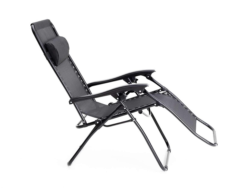 Silla Camastro Reclinable Plegable Congo Negro