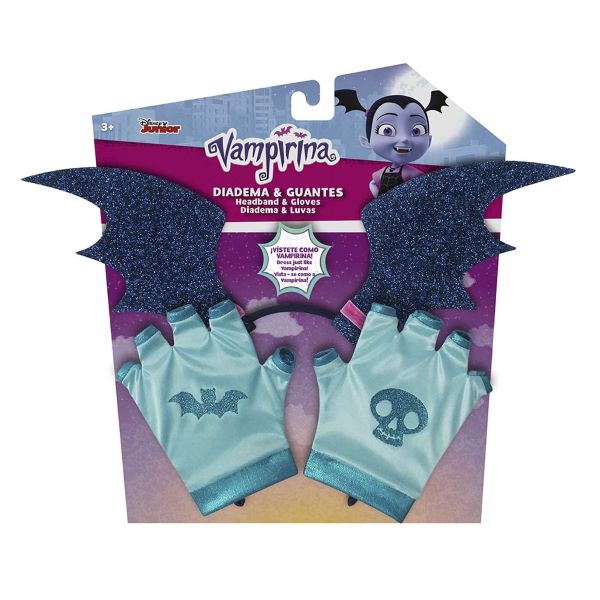 Diadema y guantes de Vampirina 