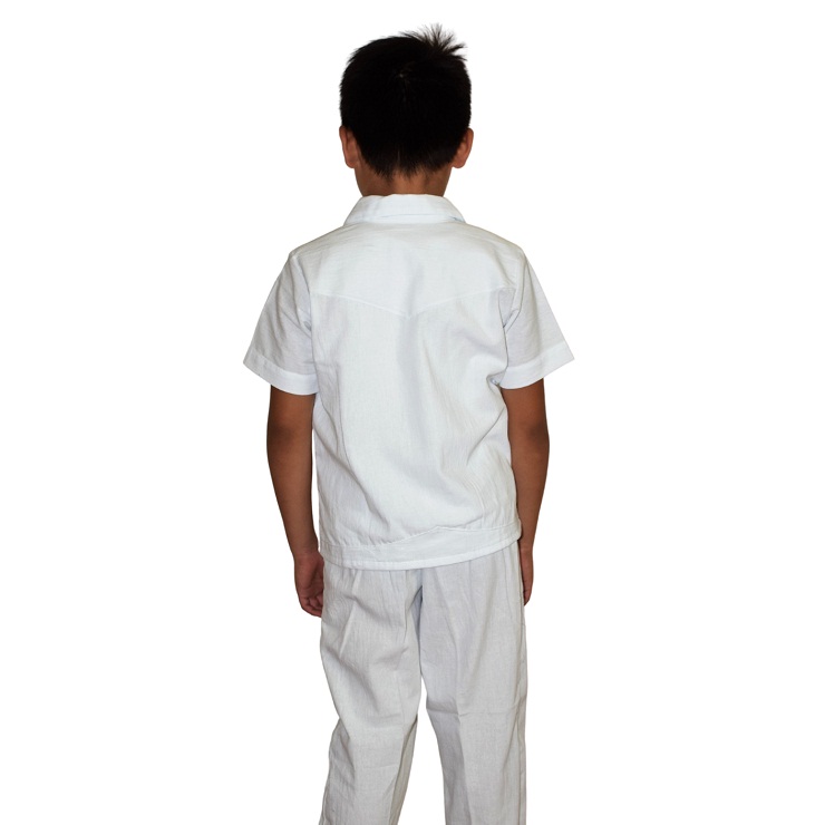 Conjunto Blanco de Manta para Niño / Primera Comunión
