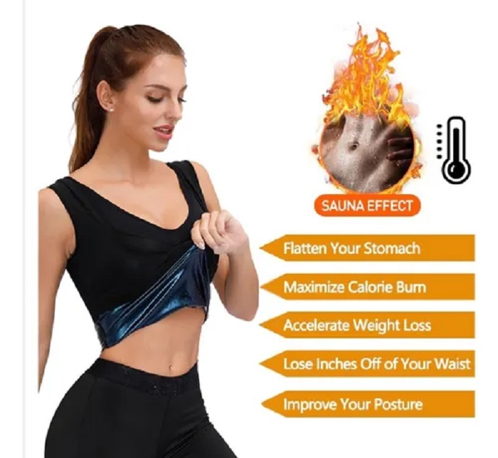 Chaleco Faja Camiseta Termica Reductor Ejercicio Unisex Sauna Reafirmante Quema Grasa