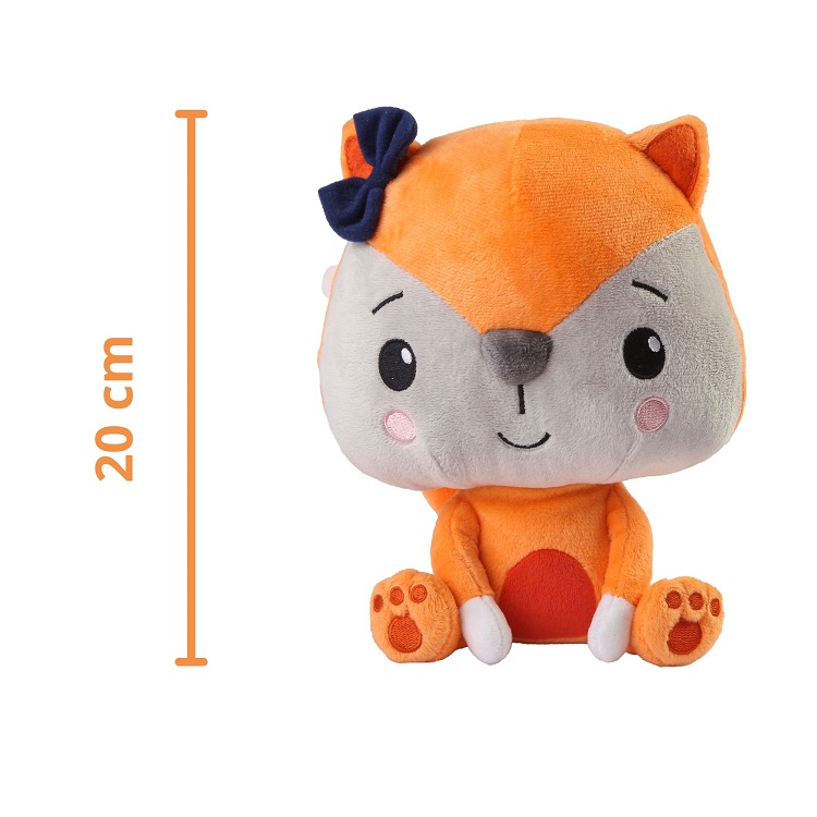 Fisher Price Peluche Sentadito Zorro de 20 cm super suaves Ax Toys