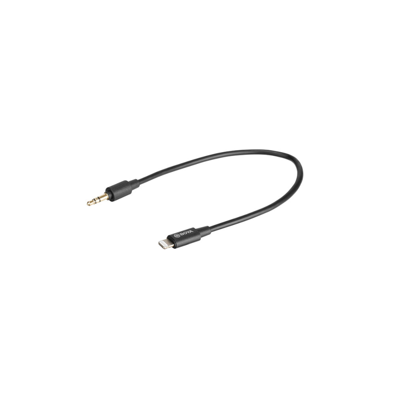 Conector TRS de 3.5 mm a conector Lightning.