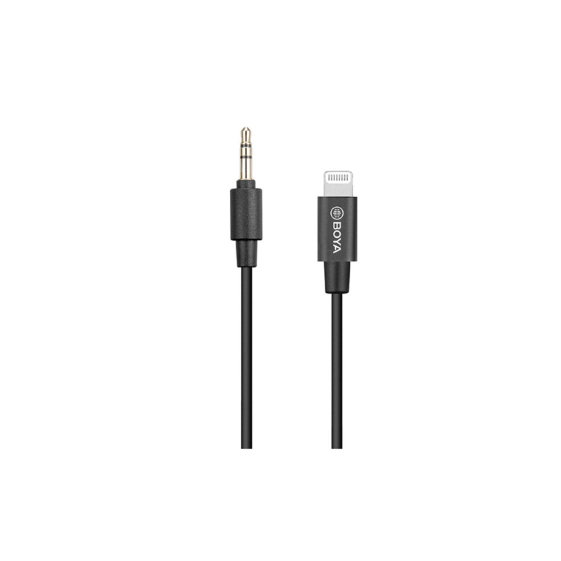 Conector TRS de 3.5 mm a conector Lightning.