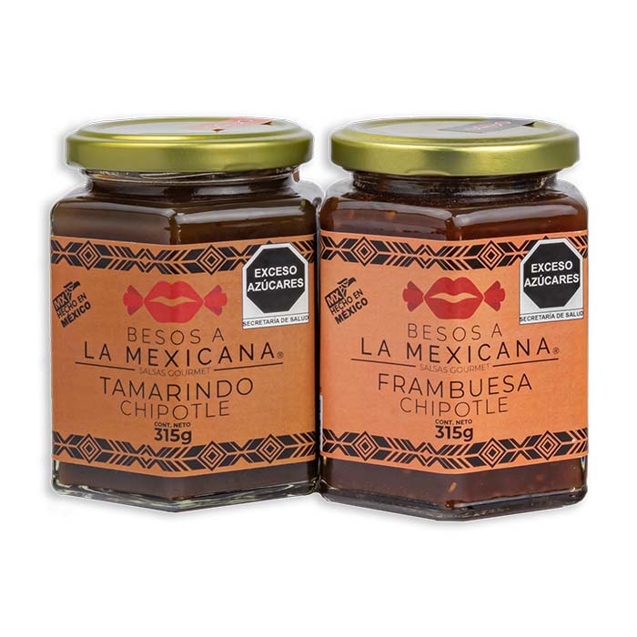 Parquete de Deliciosas Salsas Naturales de Tamarindo y Frambuesa con