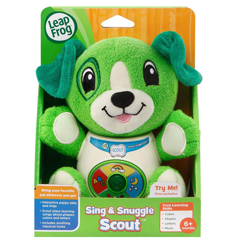 Mi amigo Scout de LeapFrog Peluche de cachorro con sonido y canciones