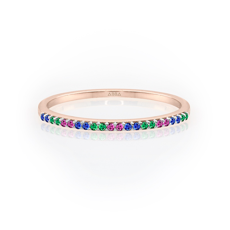 CHURUMBELA ULTRA DELGADA 1 MM 3 COLORES ORO 10K ABBA JOYAS