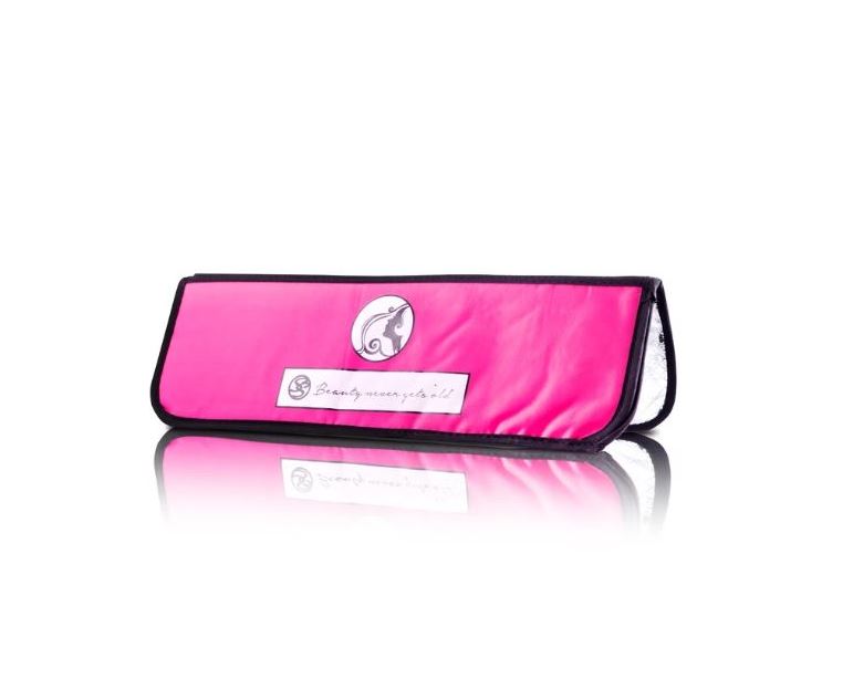 Kit Plancha Para Cabello Platinum Red, Peine Y Funda Royale