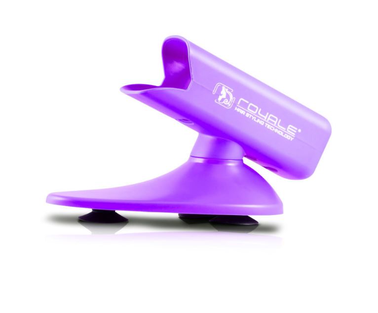 Kit Plancha Para Cabello Platinum Purple, Peine Y Base Royale