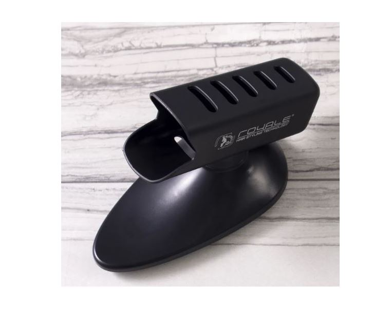 Plancha Para Cabello Platinum Black, Peine Y Base Royale